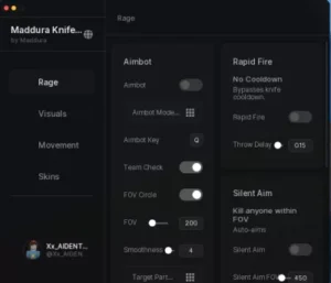 KNIFE DUELS Script key: madduraknife