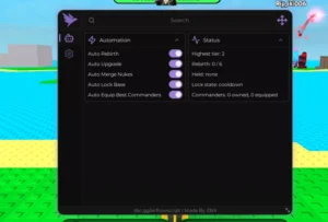 Merge a Nuke Script (No Key) – Auto Rebirth & Auto Merge Nukes