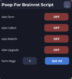 Poop for Brainrots script keyless