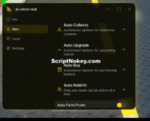 HACX Hub Sell Lemons Script OP (No Keys) – Auto Farm Fruits