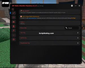 SP Hub Murder Mystery 2 Keyless (Auto Kill, Kill All, Auto Farm Coins, Fling All)