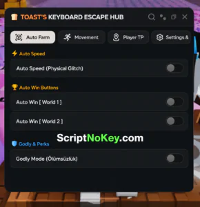 Toast’s Keyboard Escape Hub Script Keyless