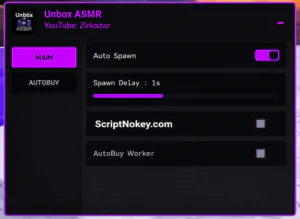 Unbox ASMR Auto Spawn script OP