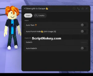 +1 Strength to Escape script keyless – Auto farm