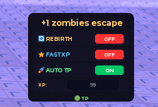 +1 zombie Escape script | Auto TP