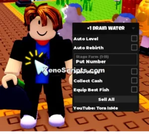 +1 Drain Water Per Click script keyless – Auto farm stage
