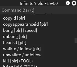 Infinite Yield FE Script Roblox Universal [No Key] – Admin Commands
