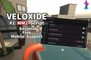 [MM2] Veloxide – Autofarm, Silent Aim, Aimbot, ESP, Visuals
