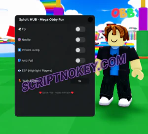 Mega Obby Fun script Cheat HUB (No Keys)