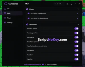Merge a Spinner script (No Keys) – Auto merge and place