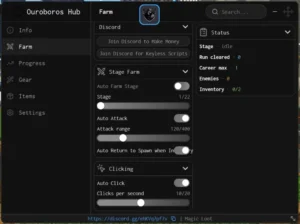 Magic Loot Script Ouroboros Hub [No Key] – Auto Farm Stage