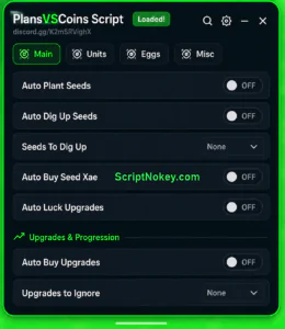 Plant vs Coin Part 2 Script (No Keys) – Auto plant seeds