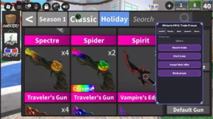 Wisteria MM2 Trade Freeze & Spawner