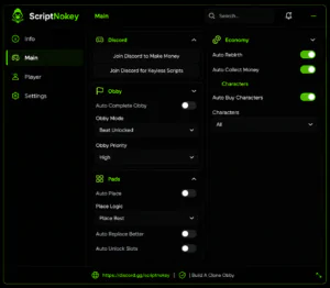 Build A Clone Obby script keyless | Auto complete obby