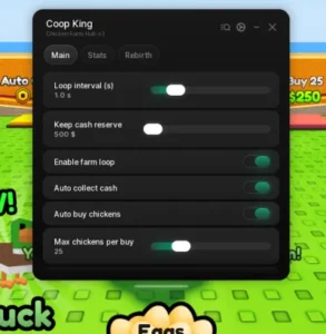 Chicken Farm Script By Coop King
