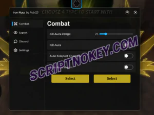 Iron Soul: Dungeon Script Iron Nuts [No Key] – Combat, TP Enemy
