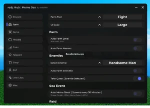 Meme Sea script by Redz Hub – Auto Farm levels