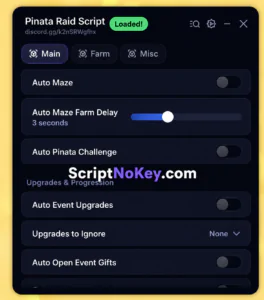 Auto Farm Pinata Raid script – Complete Pinata event