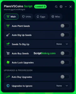 Plant vs Coin Part 2 Script (No Keys) – Auto plant seeds