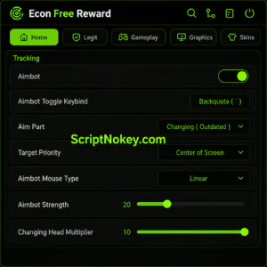 Rivals aimbot script by Econ (No Keys) | Skin and Character changer
