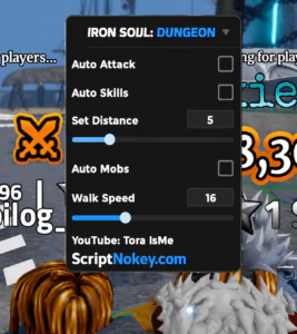 Iron Soul Dungeon script By tora isme