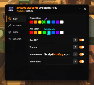 ShowDown: Western FPS script OP 2026 – Aim assist