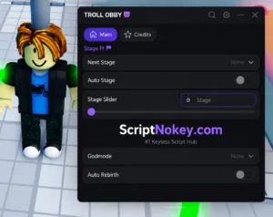 Troll Obby script keyless – Auto stage complete