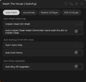 Wash The House script keyless