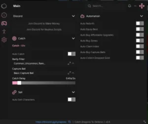 Catch Dragons To Defend script keyless | auto catch, auto sell characters,