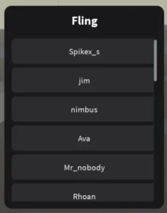 Hackerjuinors Fling Menu V1 | Natural Disaster Survival