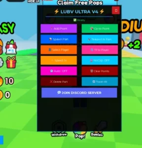 Pop For Free Script | LUBV Ultra V4