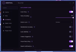 Blade Ball script (IDENTICAL)