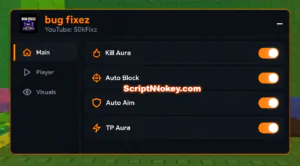Bug Fixes script by Softkillz – Kill aura