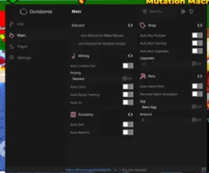 Dig Into Secrets script by Ouroboros Hub | Auto mine ore