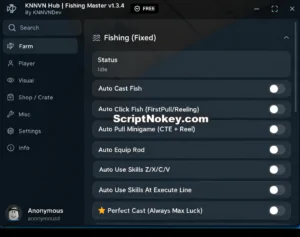 NNVN Hub Fishing Master script OP keyless | Auto cast fish
