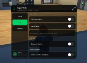 Happy Hub Prison Life script keyless | Player ESP