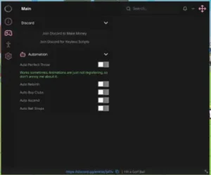 Hit a Golf Ball script keyless | auto perfect throw, auto rebirth