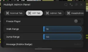 HybbyX Admin Panel Brookhaven