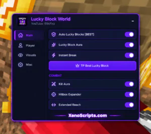 Lucky Block World script by Softkillz | Auto lucky blocks