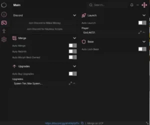 Merge an SCP script keyless | auto merge, auto rebirth
