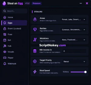 Goha Hub Steal an Egg automation script keyless | Rift eggs