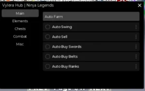 Vylera Hub Ninja Legends Script keyless