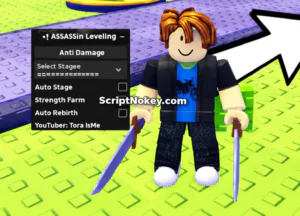 +1 Assassin Leveling script by Tora isme | Auto stage, Anti damage