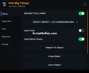 Pull Big Things script by Softkillz | Instant pull