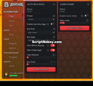 Fake an Egg script by Barrage Hub | Automation